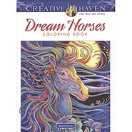 Dream Horses Coloring Book by Creative Haven